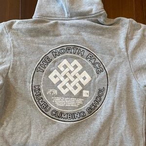 The North Face Fleece Lined Zip Up Sweatshirt